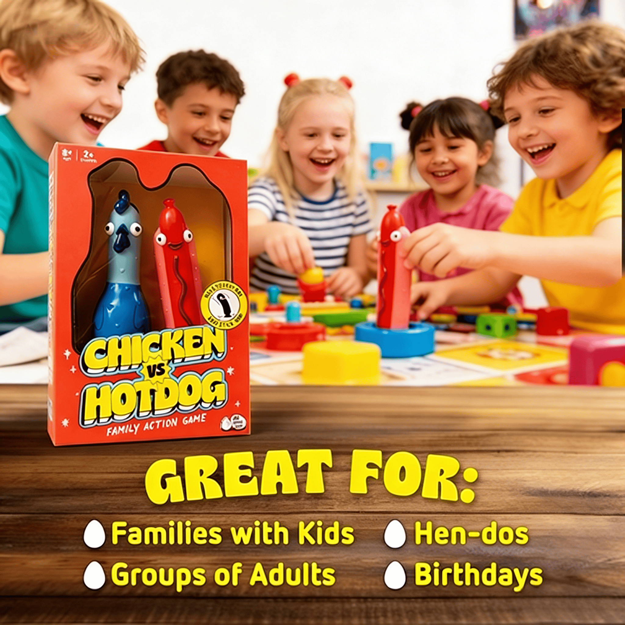 Fast Strategy Chicken vs Hotdo - مراجعة Board Game Strategi وسعره