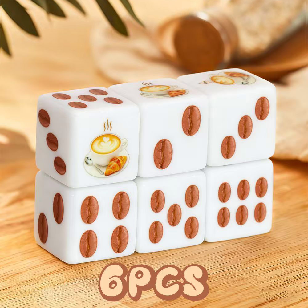 6Pcs Coffee & Croissant Patter - مراجعة Board Game Cafe وسعره