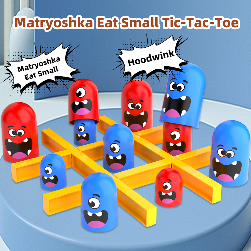 Tic-Tac-Toe Eat-and-Be-Sized S - مراجعة Board Game Idea وسعره
