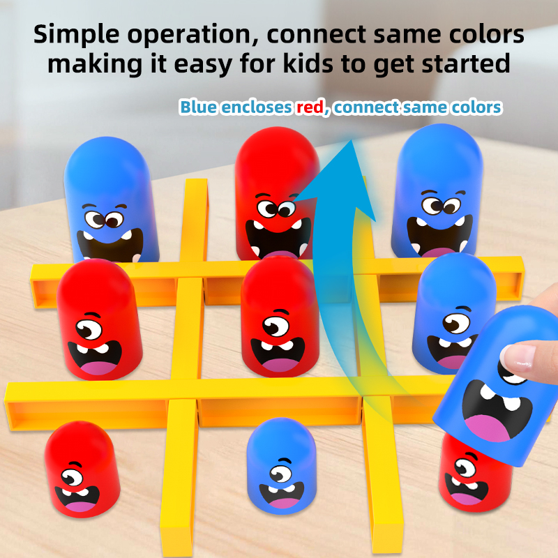 Tic-Tac-Toe Eat-and-Be-Sized S - مراجعة Board Game Idea وسعره