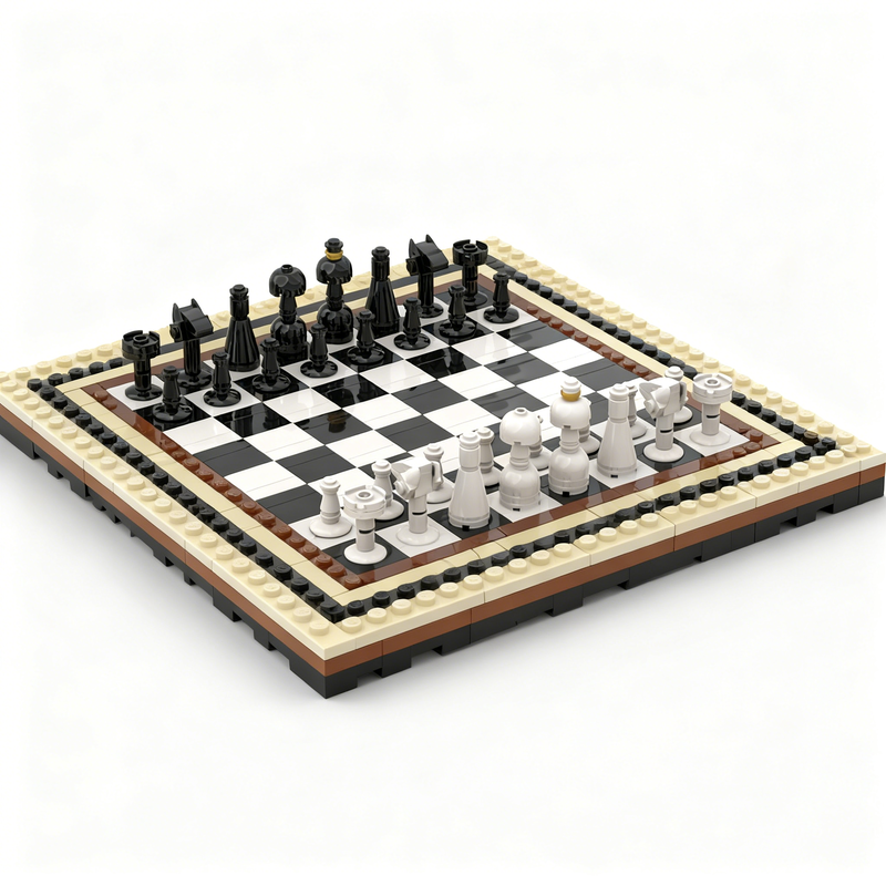 417pcs MOC Chess Board Game Ga - مراجعة Board Game Quote وسعره