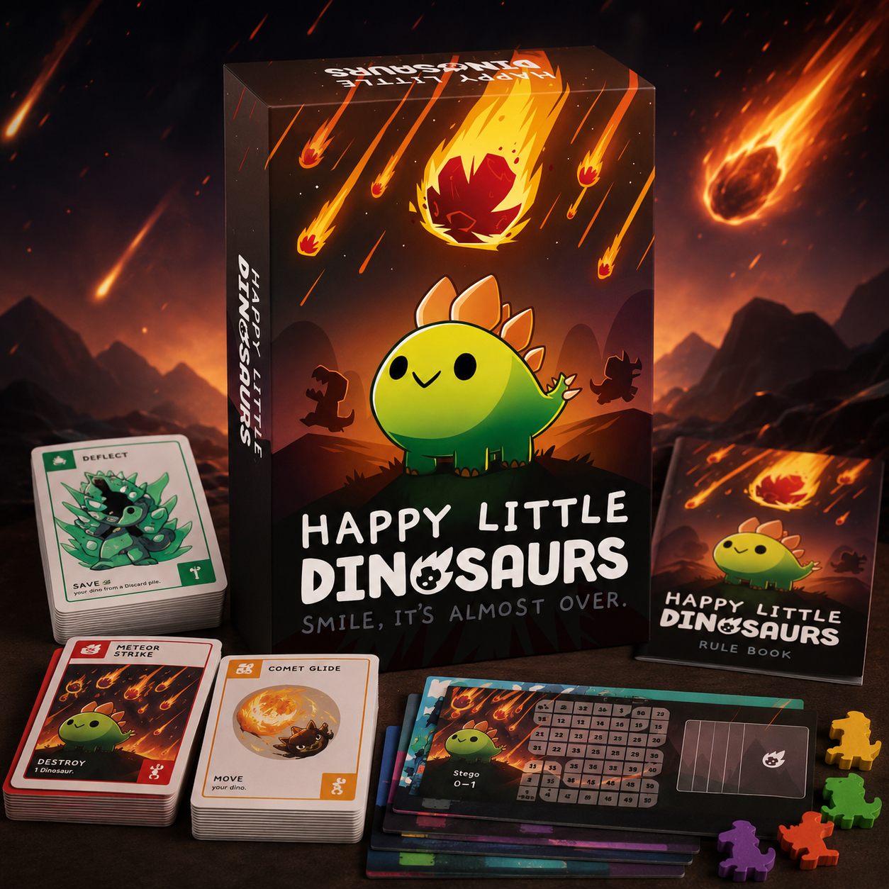 Happy Little Dinosaurs Cute Su - مراجعة Board Game Strategi وسعره