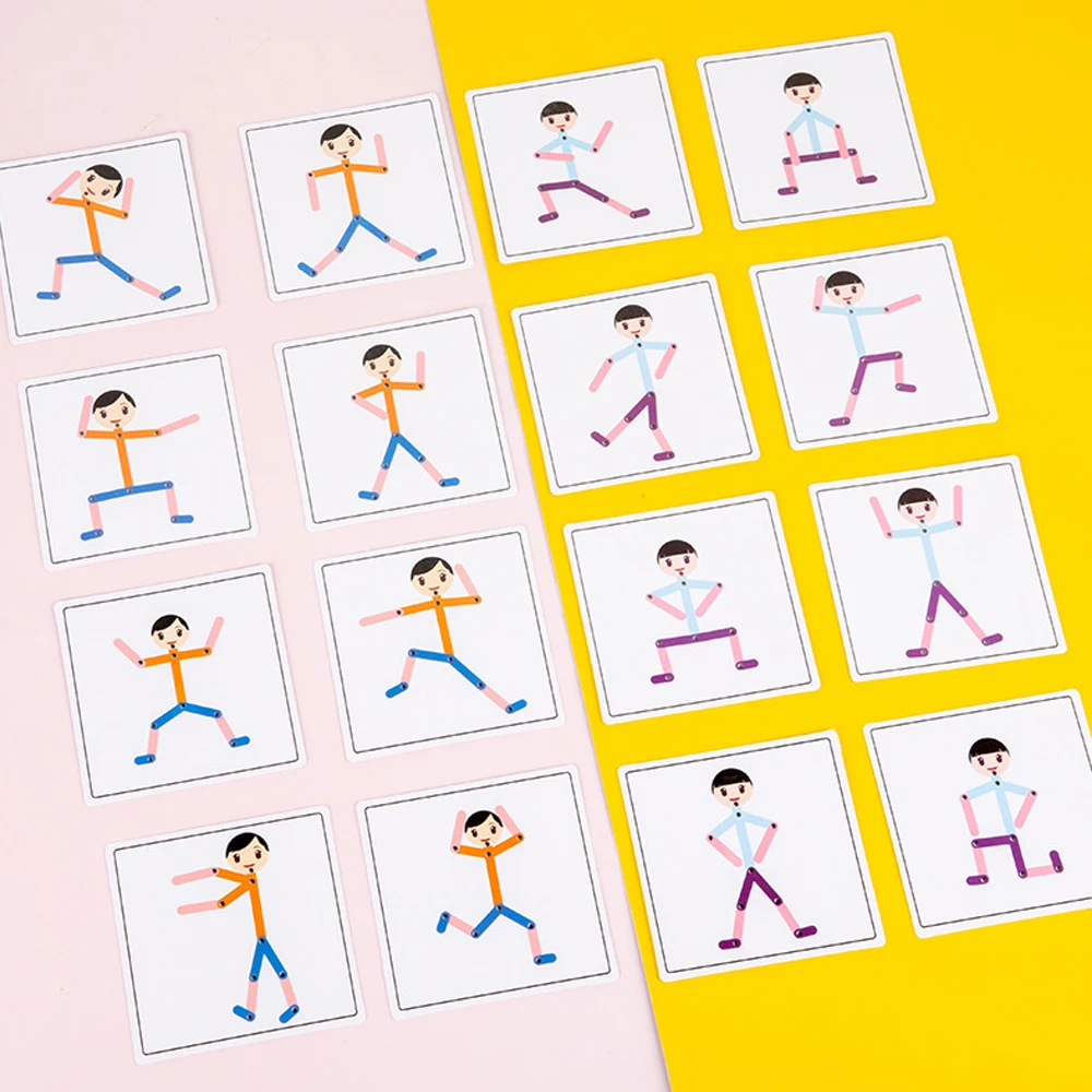 Sport Wooden Man Material DIY  - مراجعة Board Game Idea وسعره