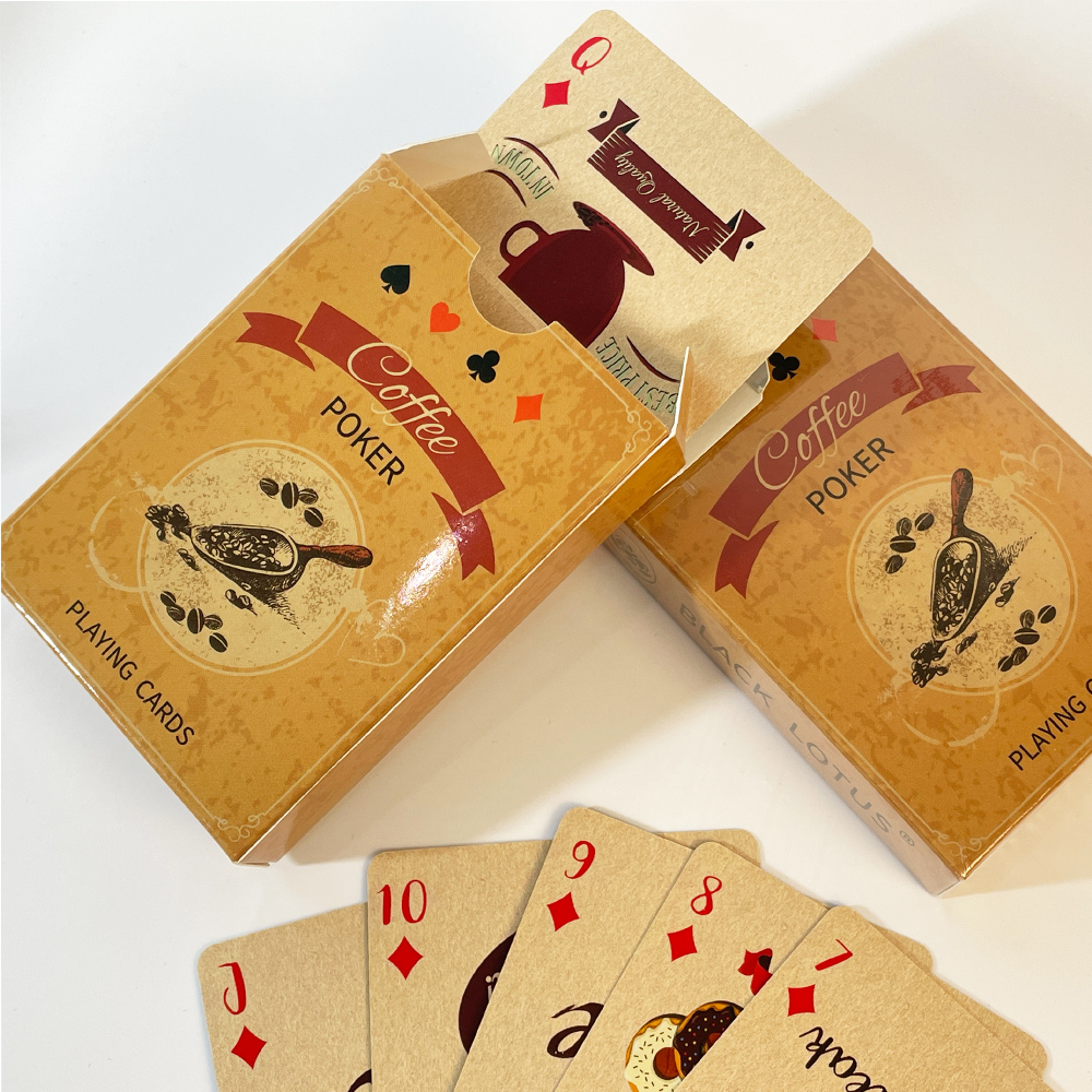 1Set Vintage Coffee bean Playi - مراجعة Board Game Print وسعره